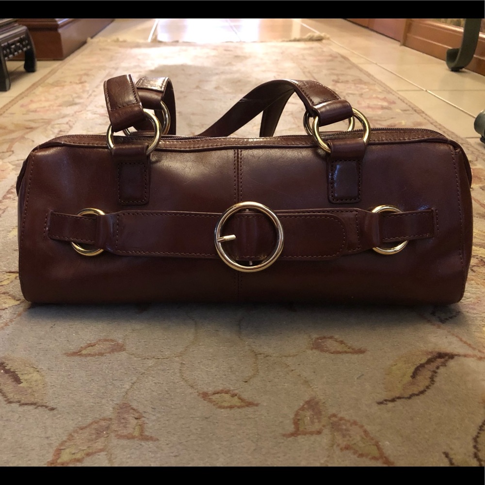 Maroon HOBO Barrel Bag • Brand New